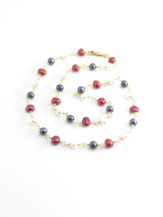 Patriotic Pearls Necklace - #176