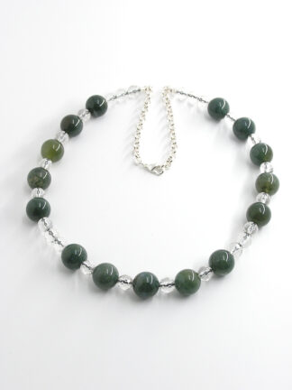 "Dew on the Moss" - Moss Agate Necklace - #182