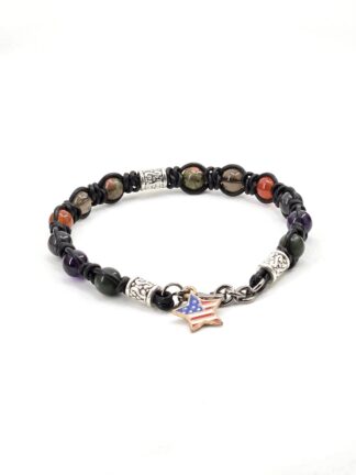 Acrostic Leather Bracelet - #309