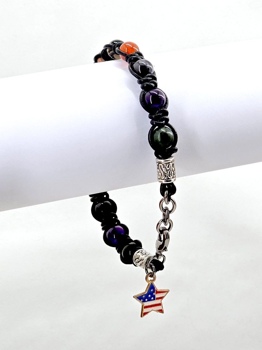 Acrostic Leather Bracelet - #309 - Image 2
