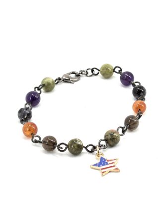 Acrostic Wire-wrapped Bracelet - #311
