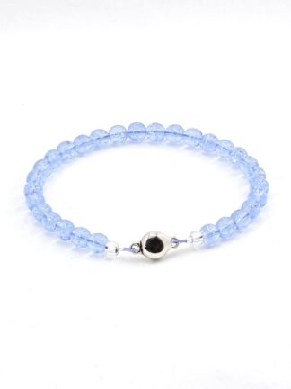 Sapphire-blue Czech Glass Bracelet  - #312