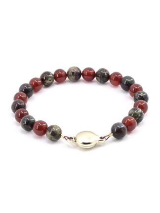 Dragon's Blood and Carnelian Bracelet - #313