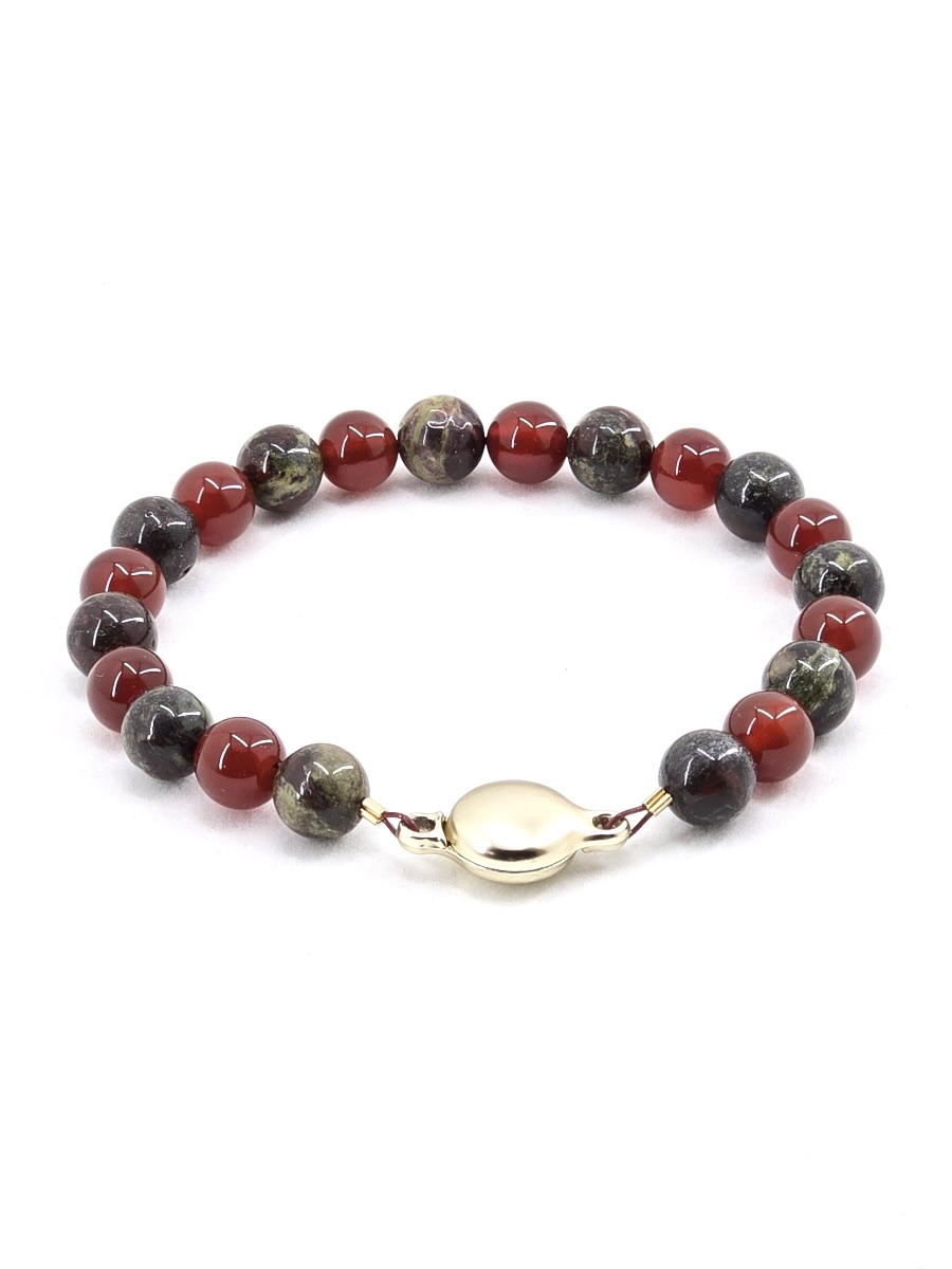 Dragon's Blood and Carnelian Bracelet - #313