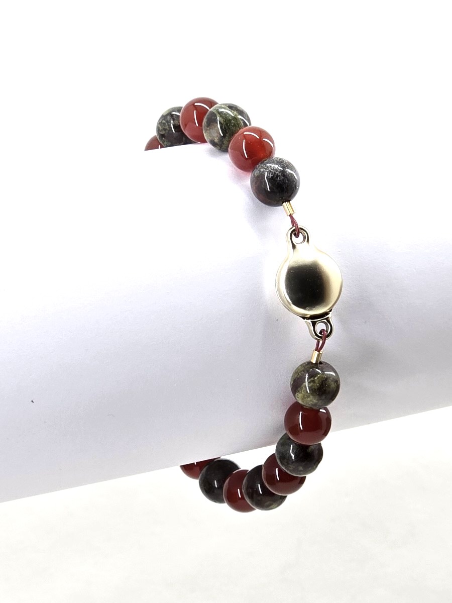 Dragon's Blood and Carnelian Bracelet - #313 - Image 2